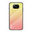 Custodia Silicone Specchio Laterale Sfumato Arcobaleno Cover per Xiaomi Poco X3 NFC Giallo