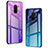 Custodia Silicone Specchio Laterale Sfumato Arcobaleno Cover per Xiaomi Pocophone F1