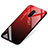 Custodia Silicone Specchio Laterale Sfumato Arcobaleno Cover per Xiaomi Pocophone F1 Rosso