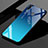 Custodia Silicone Specchio Laterale Sfumato Arcobaleno Cover per Xiaomi Redmi 7 Cielo Blu