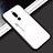 Custodia Silicone Specchio Laterale Sfumato Arcobaleno Cover per Xiaomi Redmi 8 Bianco