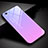 Custodia Silicone Specchio Laterale Sfumato Arcobaleno Cover per Xiaomi Redmi Go Viola