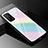 Custodia Silicone Specchio Laterale Sfumato Arcobaleno Cover per Xiaomi Redmi K30S 5G Colorato