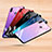 Custodia Silicone Specchio Laterale Sfumato Arcobaleno Cover per Xiaomi Redmi Note 7