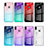 Custodia Silicone Specchio Laterale Sfumato Arcobaleno Cover per Xiaomi Redmi Note 7