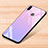 Custodia Silicone Specchio Laterale Sfumato Arcobaleno Cover per Xiaomi Redmi Note 7 Rosa
