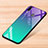 Custodia Silicone Specchio Laterale Sfumato Arcobaleno Cover per Xiaomi Redmi Note 7 Verde