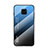 Custodia Silicone Specchio Laterale Sfumato Arcobaleno Cover per Xiaomi Redmi Note 9 Pro