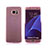 Custodia Silicone Trasparente A Flip Morbida Cover per Samsung Galaxy S7 Edge G935F Rosa