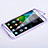 Custodia Silicone Trasparente A Flip Morbida per Huawei G Play Mini Viola