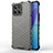 Custodia Silicone Trasparente Laterale 360 Gradi Cover AM1 per Huawei Honor X8 5G Nero