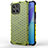 Custodia Silicone Trasparente Laterale 360 Gradi Cover AM1 per Huawei Honor X8 5G Verde
