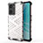 Custodia Silicone Trasparente Laterale 360 Gradi Cover AM1 per OnePlus Nord N20 SE Bianco