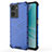 Custodia Silicone Trasparente Laterale 360 Gradi Cover AM1 per OnePlus Nord N20 SE Blu