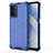 Custodia Silicone Trasparente Laterale 360 Gradi Cover AM1 per Oppo A56 5G Blu