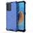 Custodia Silicone Trasparente Laterale 360 Gradi Cover AM1 per Oppo A95 4G Blu