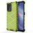 Custodia Silicone Trasparente Laterale 360 Gradi Cover AM1 per Oppo F19 Pro+ Plus 5G Verde