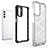 Custodia Silicone Trasparente Laterale 360 Gradi Cover AM1 per Samsung Galaxy A04s