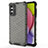Custodia Silicone Trasparente Laterale 360 Gradi Cover AM1 per Samsung Galaxy A04s Nero