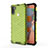 Custodia Silicone Trasparente Laterale 360 Gradi Cover AM1 per Samsung Galaxy A11 Verde