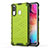 Custodia Silicone Trasparente Laterale 360 Gradi Cover AM1 per Samsung Galaxy A30 Verde