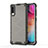 Custodia Silicone Trasparente Laterale 360 Gradi Cover AM1 per Samsung Galaxy A30S Nero