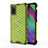 Custodia Silicone Trasparente Laterale 360 Gradi Cover AM1 per Samsung Galaxy A41 Verde