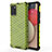 Custodia Silicone Trasparente Laterale 360 Gradi Cover AM1 per Samsung Galaxy F02S SM-E025F Verde