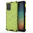 Custodia Silicone Trasparente Laterale 360 Gradi Cover AM1 per Samsung Galaxy F52 5G Verde