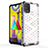 Custodia Silicone Trasparente Laterale 360 Gradi Cover AM1 per Samsung Galaxy M21s