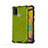 Custodia Silicone Trasparente Laterale 360 Gradi Cover AM1 per Samsung Galaxy M30s Verde