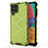 Custodia Silicone Trasparente Laterale 360 Gradi Cover AM1 per Samsung Galaxy M33 5G Verde