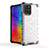 Custodia Silicone Trasparente Laterale 360 Gradi Cover AM1 per Samsung Galaxy M80S