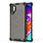 Custodia Silicone Trasparente Laterale 360 Gradi Cover AM1 per Samsung Galaxy Note 10 Plus 5G Nero