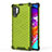 Custodia Silicone Trasparente Laterale 360 Gradi Cover AM1 per Samsung Galaxy Note 10 Plus 5G Verde
