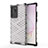 Custodia Silicone Trasparente Laterale 360 Gradi Cover AM1 per Samsung Galaxy Note 20 Ultra 5G Bianco