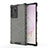 Custodia Silicone Trasparente Laterale 360 Gradi Cover AM1 per Samsung Galaxy Note 20 Ultra 5G Nero