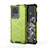 Custodia Silicone Trasparente Laterale 360 Gradi Cover AM1 per Samsung Galaxy S20 Ultra 5G Verde