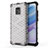 Custodia Silicone Trasparente Laterale 360 Gradi Cover AM1 per Xiaomi Redmi 10X 5G Bianco