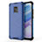 Custodia Silicone Trasparente Laterale 360 Gradi Cover AM1 per Xiaomi Redmi 10X 5G Blu