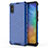 Custodia Silicone Trasparente Laterale 360 Gradi Cover AM1 per Xiaomi Redmi 9A Blu