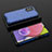 Custodia Silicone Trasparente Laterale 360 Gradi Cover AM2 per Samsung Galaxy A04s Blu