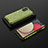 Custodia Silicone Trasparente Laterale 360 Gradi Cover AM2 per Samsung Galaxy M02s Verde