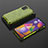 Custodia Silicone Trasparente Laterale 360 Gradi Cover AM2 per Samsung Galaxy M31s Verde