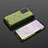 Custodia Silicone Trasparente Laterale 360 Gradi Cover AM2 per Samsung Galaxy Note 20 Ultra 5G Verde
