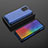 Custodia Silicone Trasparente Laterale 360 Gradi Cover AM2 per Samsung Galaxy S10 Lite Blu