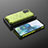 Custodia Silicone Trasparente Laterale 360 Gradi Cover AM2 per Samsung Galaxy S20 Plus 5G Verde