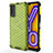 Custodia Silicone Trasparente Laterale 360 Gradi Cover AM2 per Vivo Y11s Verde