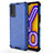 Custodia Silicone Trasparente Laterale 360 Gradi Cover AM2 per Vivo Y30 Blu