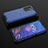 Custodia Silicone Trasparente Laterale 360 Gradi Cover AM3 per Oppo K9S 5G Blu